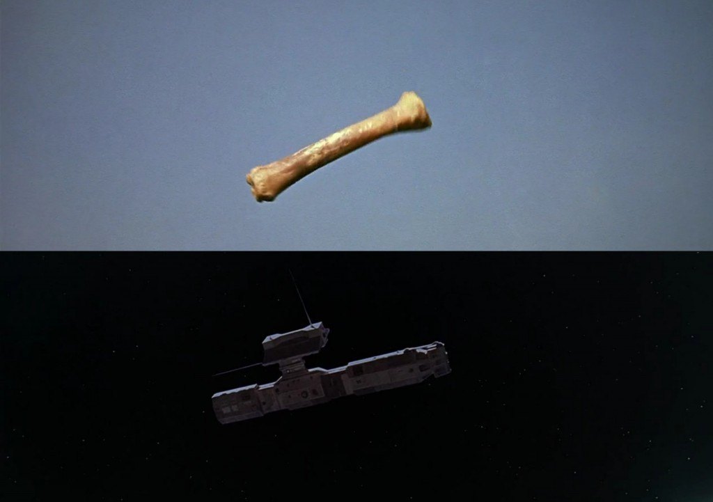Bone-to-Satellite Match Cut